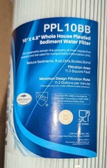 NEW ICEPURE 4 Pack 5 Micron 10″ x 4.5″ Whole House Water Filter, PPL10BB, SEALED