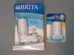 Brita 35214 Basic Tap Water Faucet Filtration System – White – New