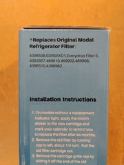 Ice Pure Replacement Refrigerator Filter LG Kenmore For System RWF0500A-S