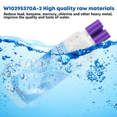 Refrigerator water filter Replacement For 10295370A WHR1RXD1 KAD1RXD1 P8RFWB2L