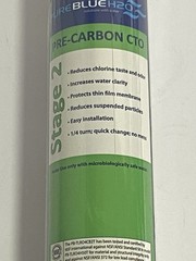 Pure Blue H2O Stage 2 Pre-Carbon CTO Filter New Sealed