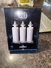 New 3-Pack K&J Charcoal Refrigerator Water Filters KJ700, LG LT700P & Kenmore…