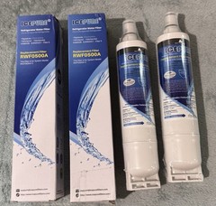 Two IcePure RWF0500A Refrigerator Water Filter replacement for 4396508 EDR5RXD1