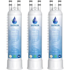 3-Pack Water Filter Replacement Compatible with PurePour PWF-1, EPPWF01, PWF-1