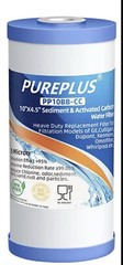 Pureplus PP10BB-CC 5 Micron Sediment & Activated Carbon Filter New Sealed