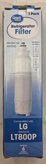 Great Value Replacement Water Filter GVF042 LG Models LT800P 6 months