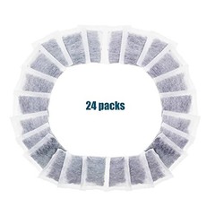 24 Pack Activated Charcoal Distiller Filters – Coconut Shell Carbon Sachets, Fit