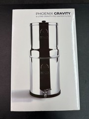 Phoenix Gravity 6-Litre Gravity-Fed Stainless Steel Water Filter With Dual Filtr