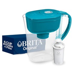 Jarra con filtro de agua para grifo y agua potable con 1 filtro estándar,sin BPA