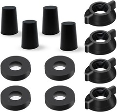 Replacement Kit for Berkey® Water Filter System Elements – 4 wing nut Black