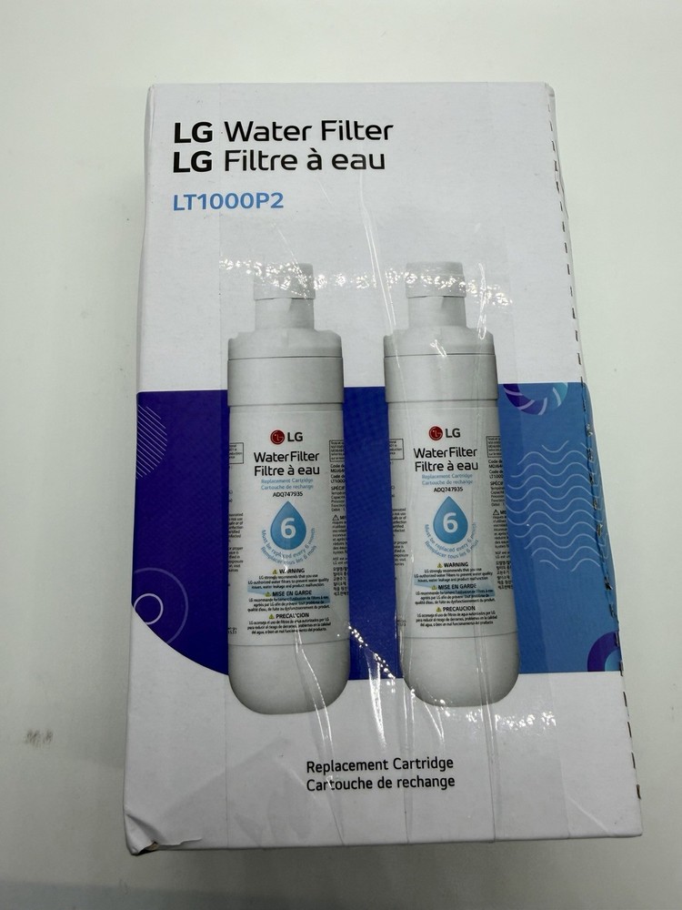 LG LT1000P2 Refrigerator Water Filter Genuine OEM 6 Month 200 Gallon 2 Pack