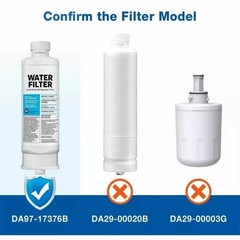 2 Pack Water Filter Replacement DA97-17376B For Samsung Refrigerator System
