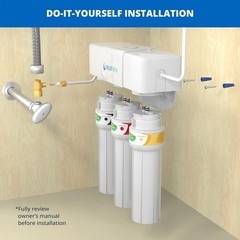Under Sink Water Filter System – Reduces PFAS, Lead, & Chlorine in Drinking W…