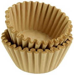 8-12 Cup Basket Coffee Filters (Natural Cup, Natural Unbleached