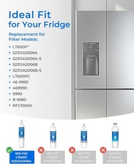 Waterdrop Water Filter Replacement for LG® LT600P®, KENMORE® 9990,6 PACK