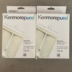 Lot Of 2 Kenmore Genuine 46-9911 Pure Refrigerator Ice and Water Filter ~ NEW