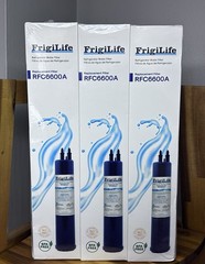 Lot of 3 FrigiLife RFC6600A Refrigerator Water Filters New Sealed BPA Free