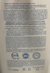 (((( eSpring Water Purifier Model no. 100185 Above/Below Counter ))))
