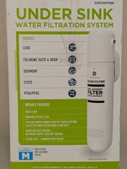 GE Under Sink Single Stage High Flow Water Filtration System GXK140TNN