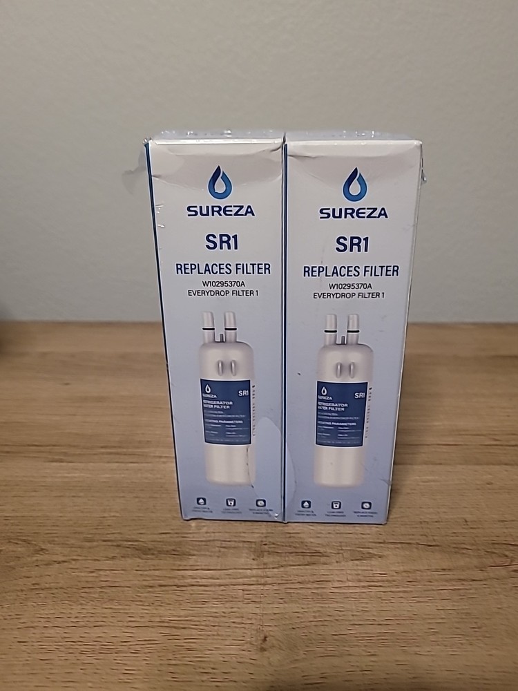 Sureza SR1 Replacement for W10295370A W10295370 EDR1RXD1 Filter Ice Water 3 pack