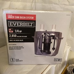 Ever built 6 Gallon Under The Sink Basin System 2850 Gallons Per Hour