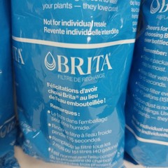 Brita Plus Pitcher Replacement Filters 3-Pack High-Density Filters SEALED NO BOX