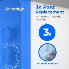 Waterdrop WD-G3-N2RO Filter, Replacement for WD-G3-W Reverse Osmosis System