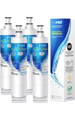 ICEPURE RWF0500A Refrigerator Water Filter 4 Pack Fits 4396508 4396510 EDR5RXD1