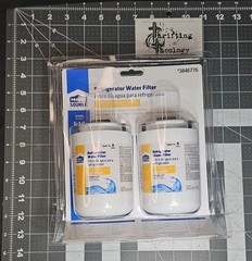 Project Source #3846776 G-1-2 Refrigerator Water Filter fits GE MWF – 2-Pack NEW