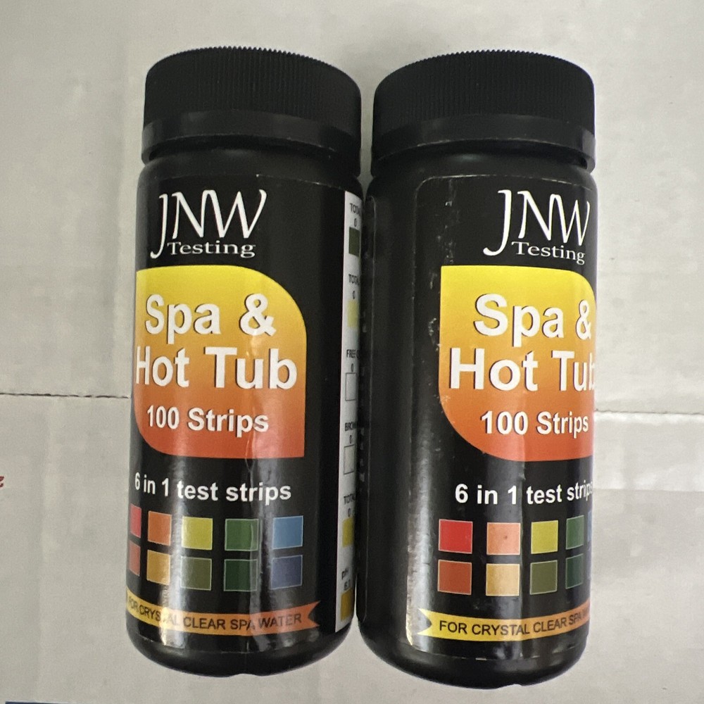 set of 2 JNW Direct Spa Test Strips for Hot Tubs – 100 Count Best Kit