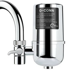 O-CONN Faucet Water Filter, Food Grade ABS Material Water Filter System, Mainly