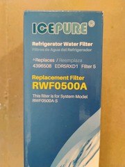 Ice Pure Replacement Refrigerator Filter LG Kenmore For System RWF0500A-S