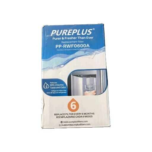PUREPLUS PP-RWF0600A Refrigerator Water Filter Replacement NEW in Box