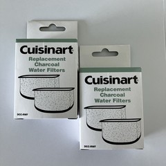 LOT OF 2 PACKS Cuisinart Replacement Charcoal Water Filters 2 per box = 4 total