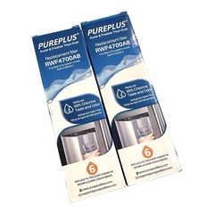 PurePlus 6 PP-RWF3500A Refrigerator Water Filter LG Kenmore LT800P LOT Of 2