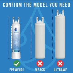 Filter Replacement FPPWFU01 Compatible Frigidaire PurePour PWF-1 Water Yatker