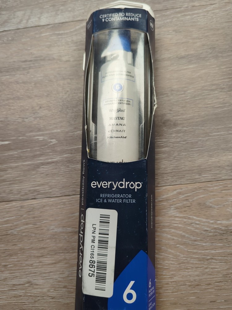 Everydrop by Whirlpool Ice and Water Refrigerator Filter 6 EDR6D1