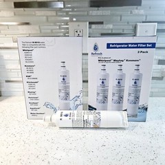 Lot Of 7 Refresh Refrigerator Water Filter R-9010 Fit Whirlpool 4396510 4396508