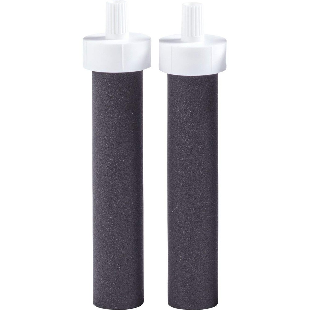 Brita Water Bottle Filter Replacements – BPA Free 2 Count (Pack of 1), White