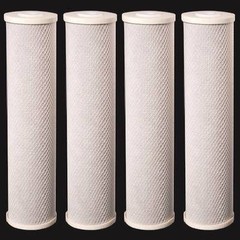 Bluonics 4 Pack CTO Carbon Block Water Filters 4.5″x 20″ Whole House Cartridges