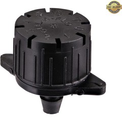 Versatile 5-Pack of Adjustable Flow Black Bubblers – Full-Circle Spray 11.7 GPH