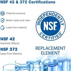 Waterspecialist MWF Refrigerator Water Filter, Replacement for GE®MWF(4)