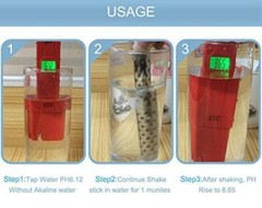 Five (5) Alkalinizing Mineralizing Reusable Water Purifying Stick 14 cm x 2 cm