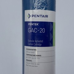 Pentair Pentek Granular Activated Carbon Cartridge GAC-20