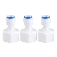 6Pcs 1/4 Tube OD To 1/2 Female Push In Quick Connector For Water Filter Reverse