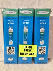 Lot of 3 New Aqua Fresh Frigidaire WF425 Replacement Refrigerator Water Filter.
