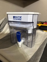 Brita UltraMax 18-Cup Extra Large Filtered Water Dispenser, White, BPA-Free