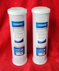 Lot of 2 EXPRESS WATER Whole House Water Filters Carbon Block 5 Micron 10″ NEW
