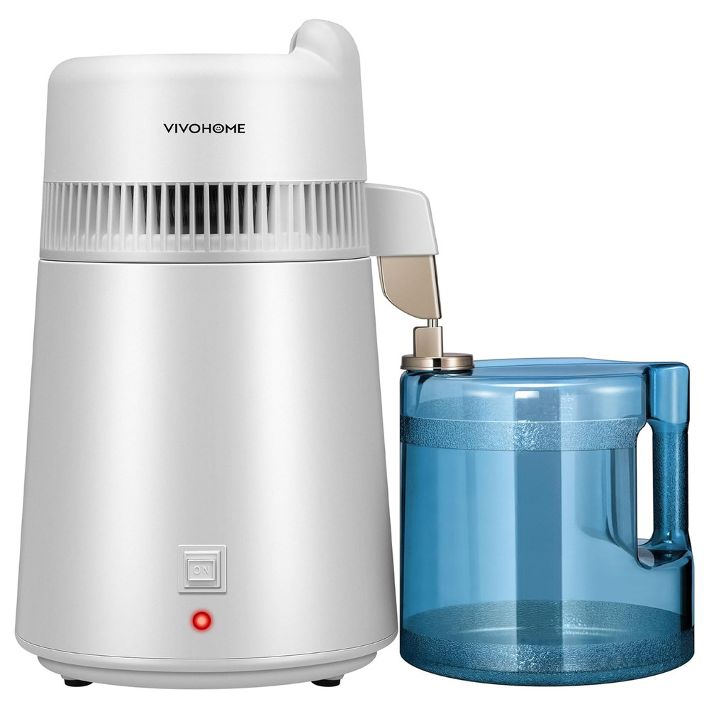 VIVOHOME Water Distiller Countertop 1.6 Gallon/6L 900W Distilled Water Machine w