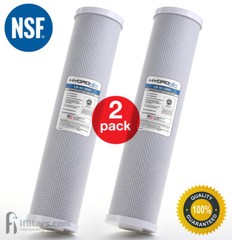 2 Pack – Hydronix CB-45-2005 CTO Whole House Coconut Shell Carbon Block Water